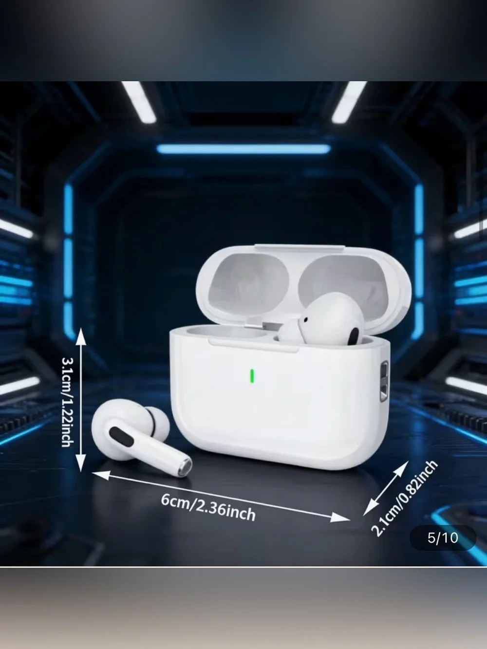 Wireless True Bluetooth Earbuds - White